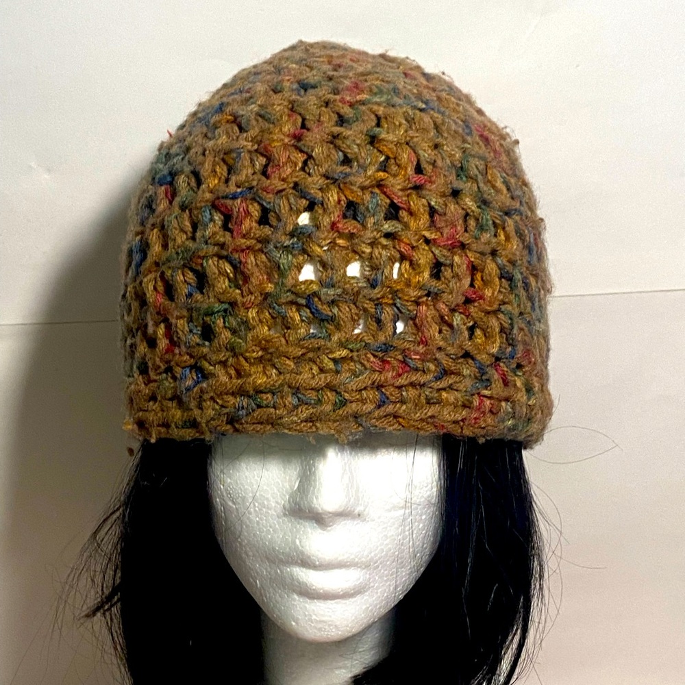 Hand knit beanie